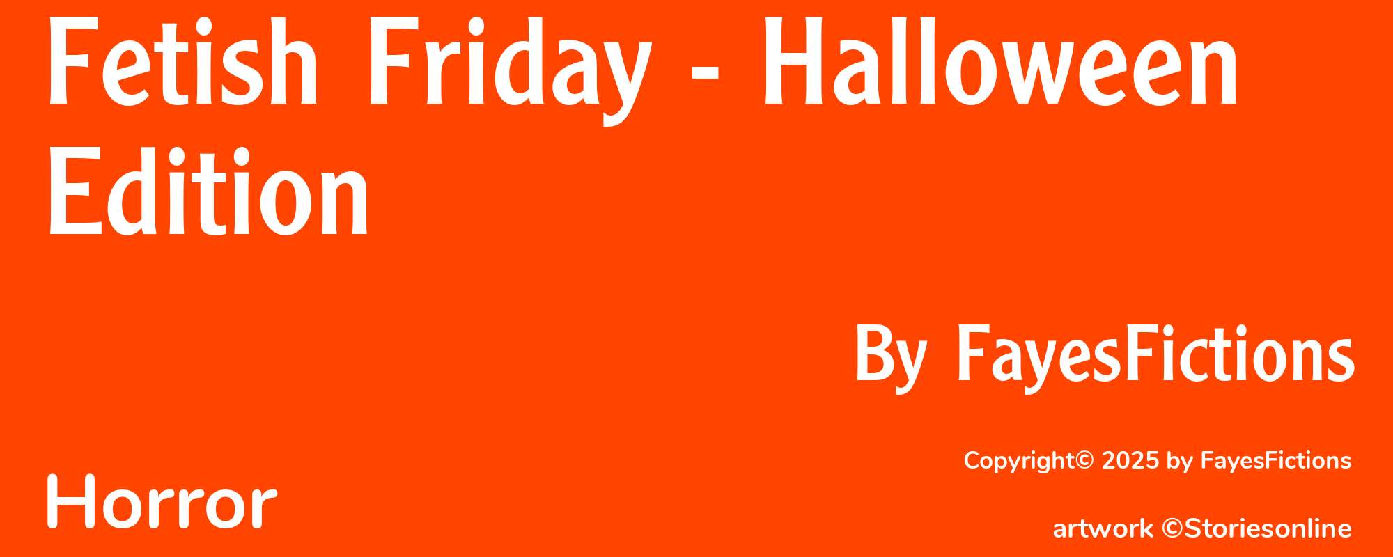 Fetish Friday - Halloween Edition - Cover