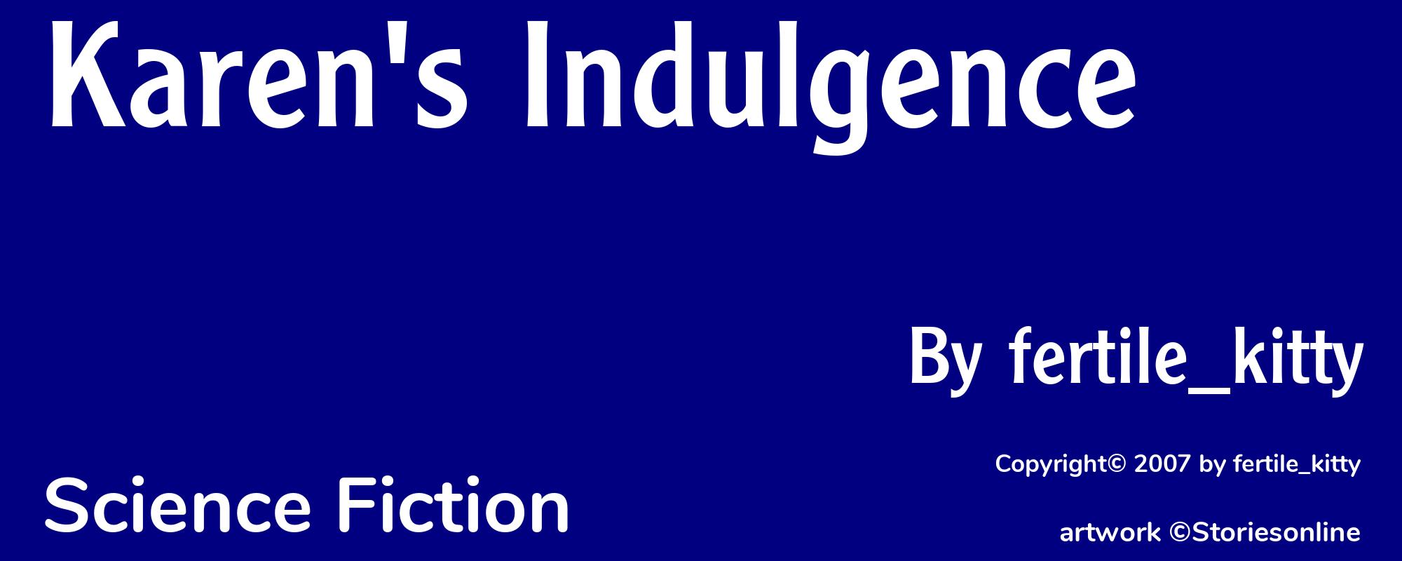 Karen's Indulgence - Cover