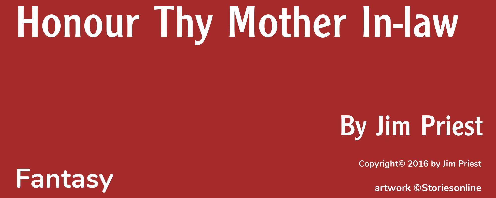 Honour Thy Mother In-law - Cover