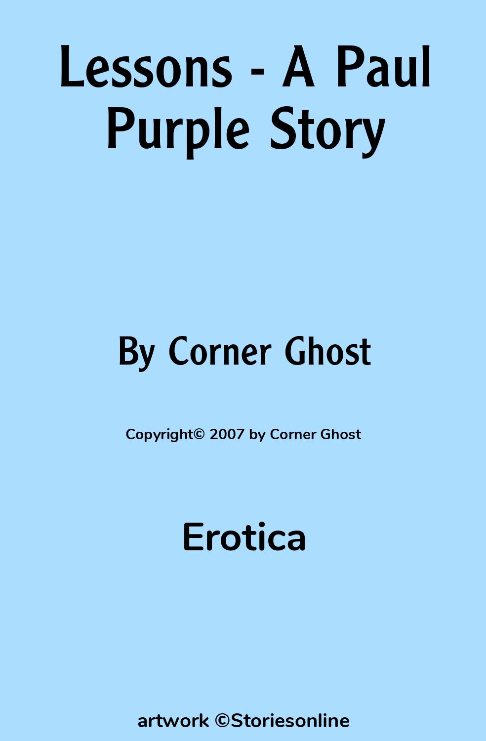 Lessons - A Paul Purple Story - Erotica Sex Story