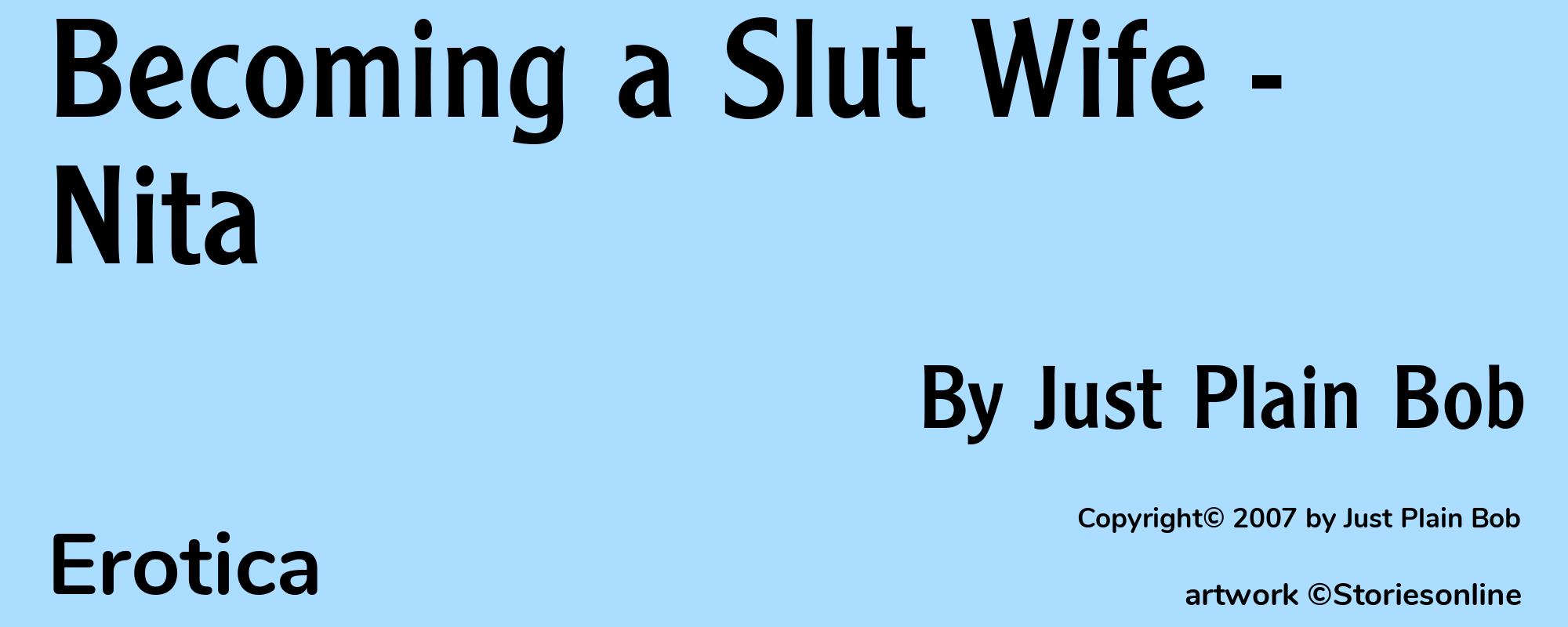 Becoming a Slut Wife - Nita - Cover