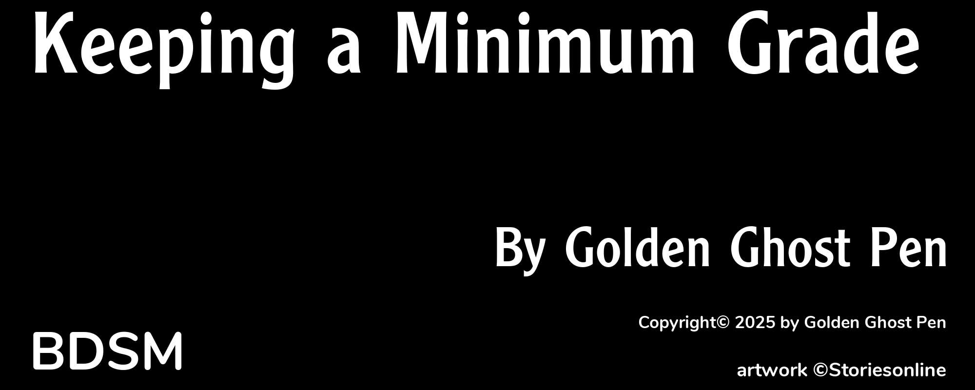 Keeping a Minimum Grade - Cover