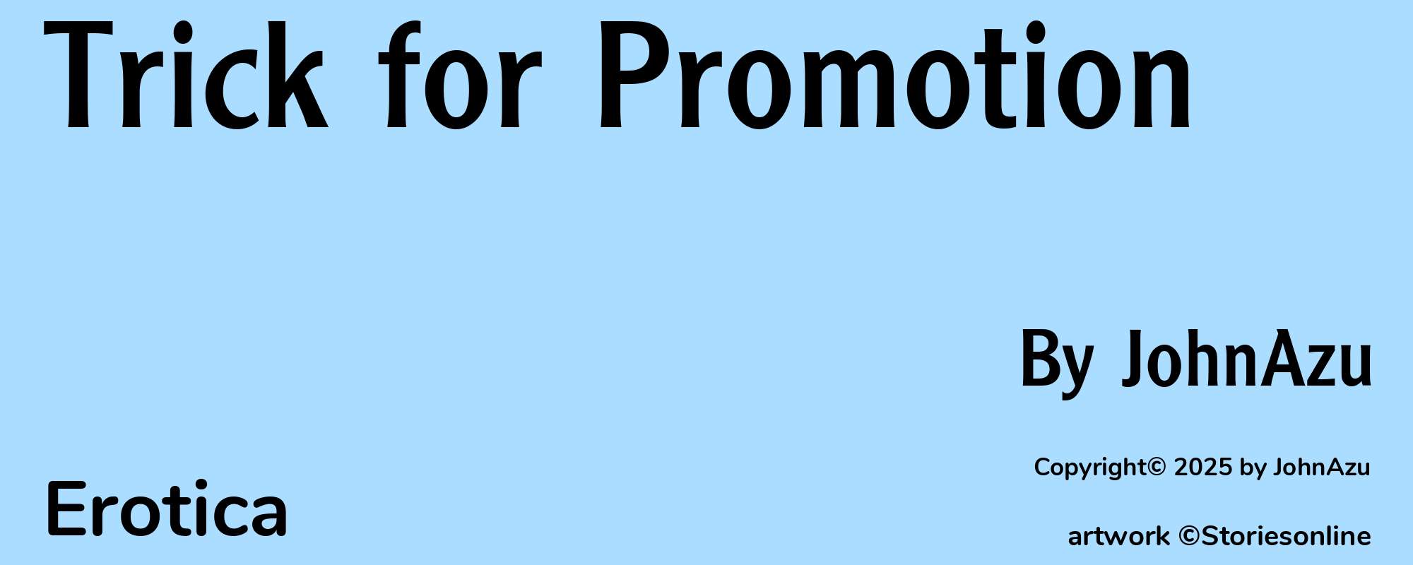 Trick for Promotion - Cover