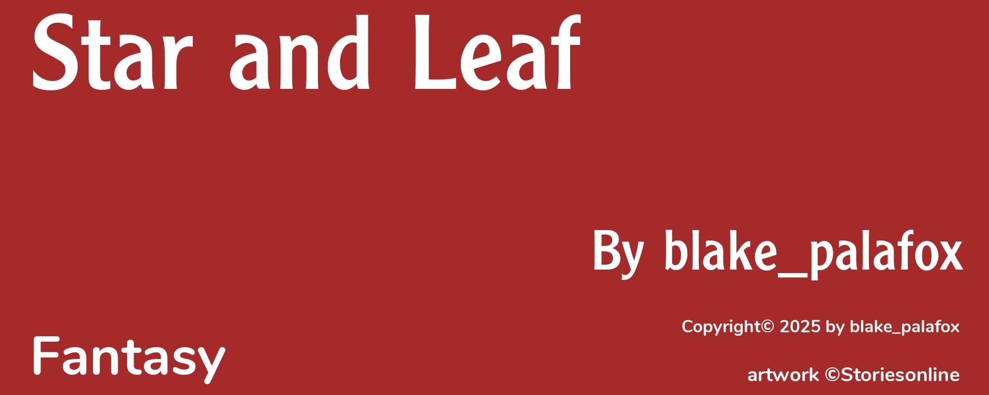 Star and Leaf - Cover
