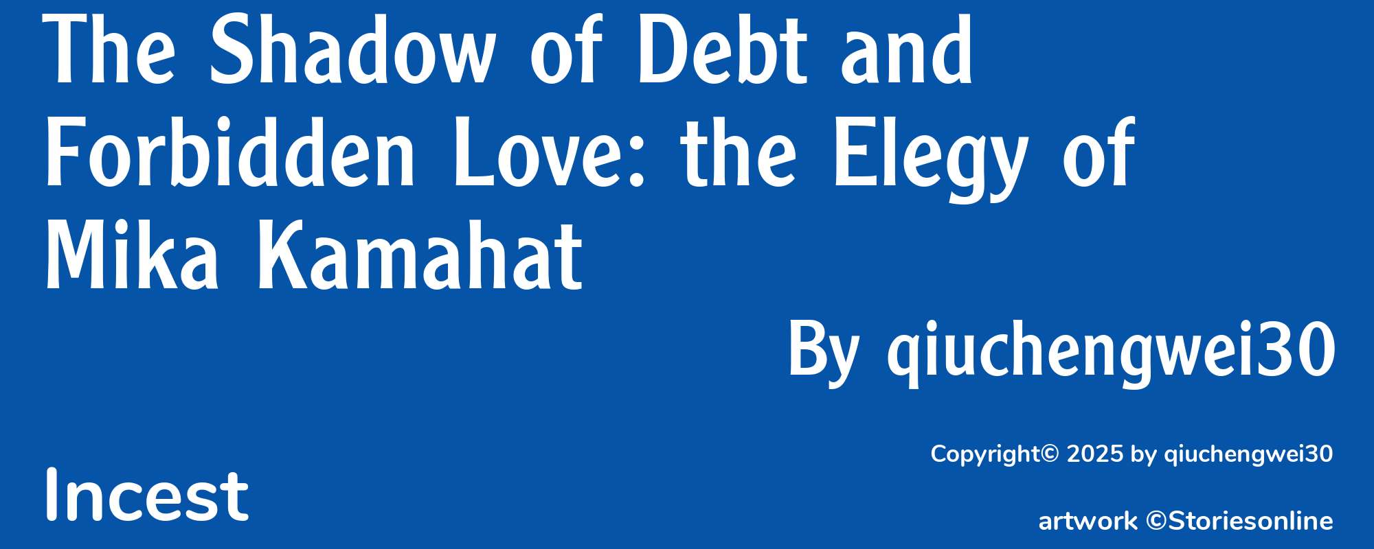 The Shadow of Debt and Forbidden Love: the Elegy of Mika Kamahat - Cover
