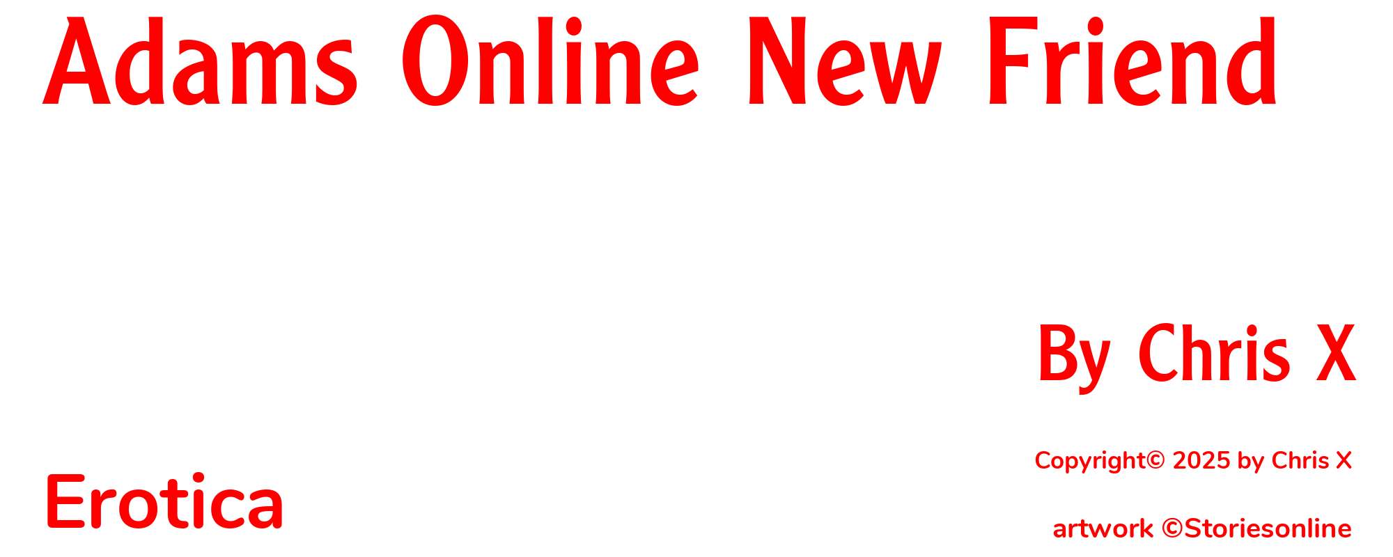 Adams Online New Friend - Cover