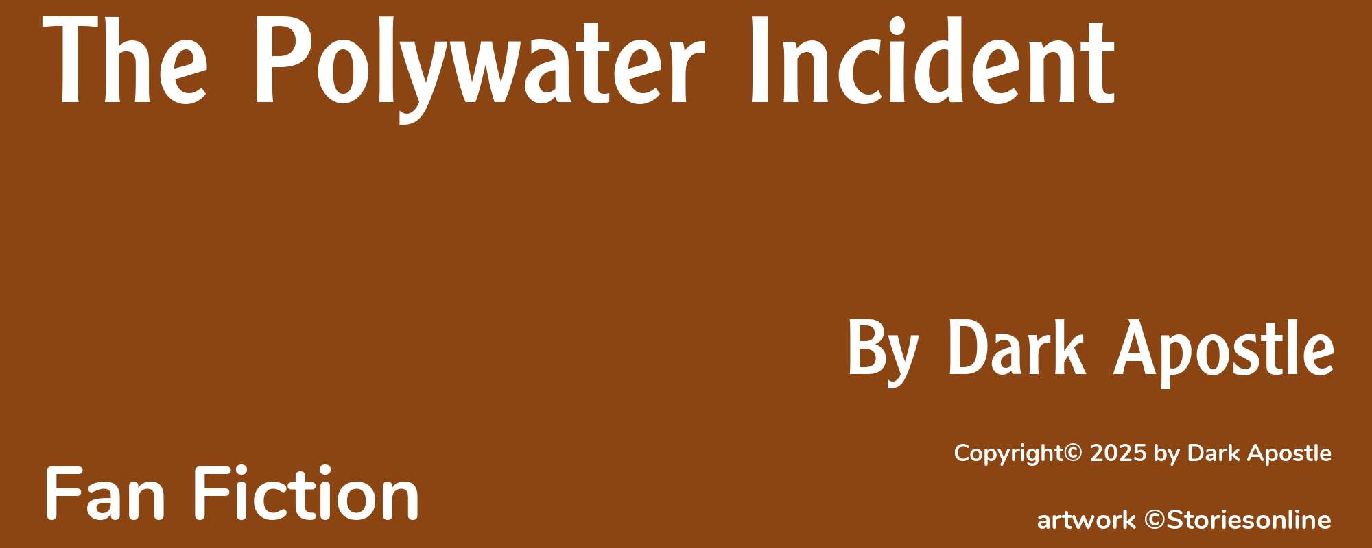 The Polywater Incident - Cover