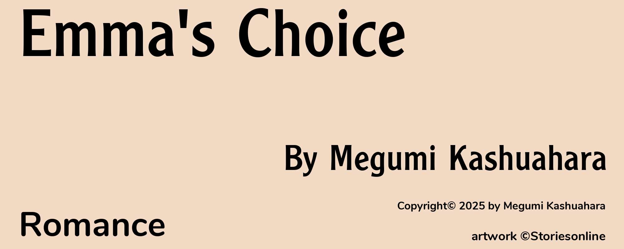 Emma's Choice - Cover