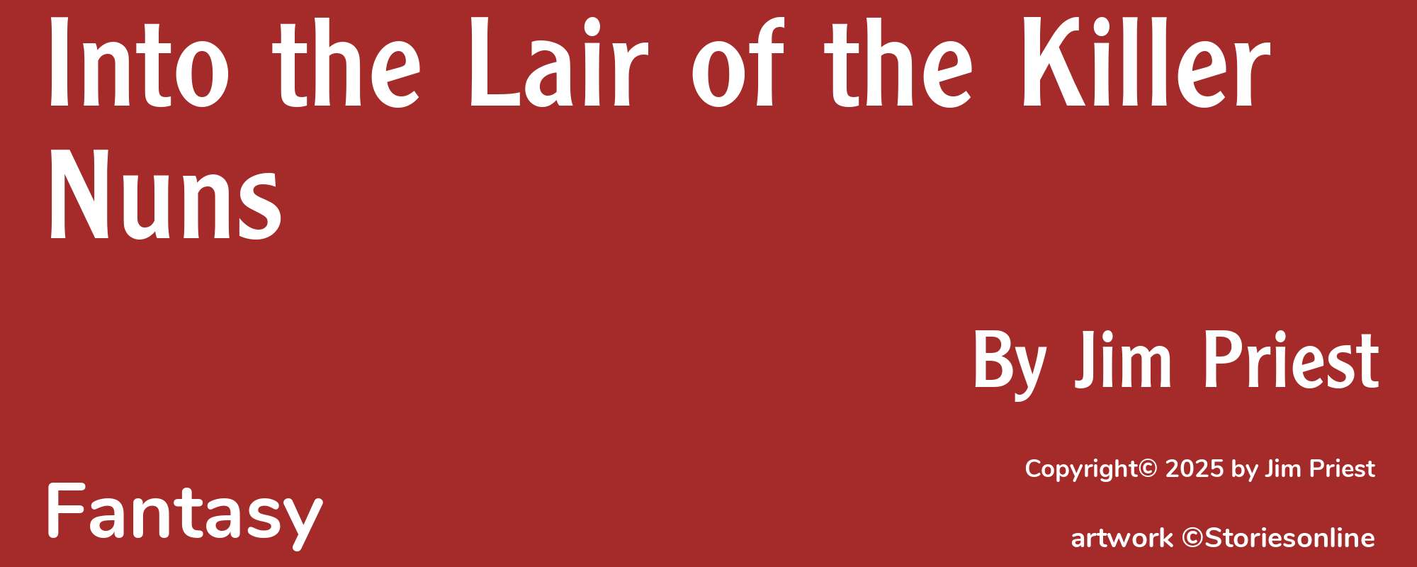 Into the Lair of the Killer Nuns - Cover