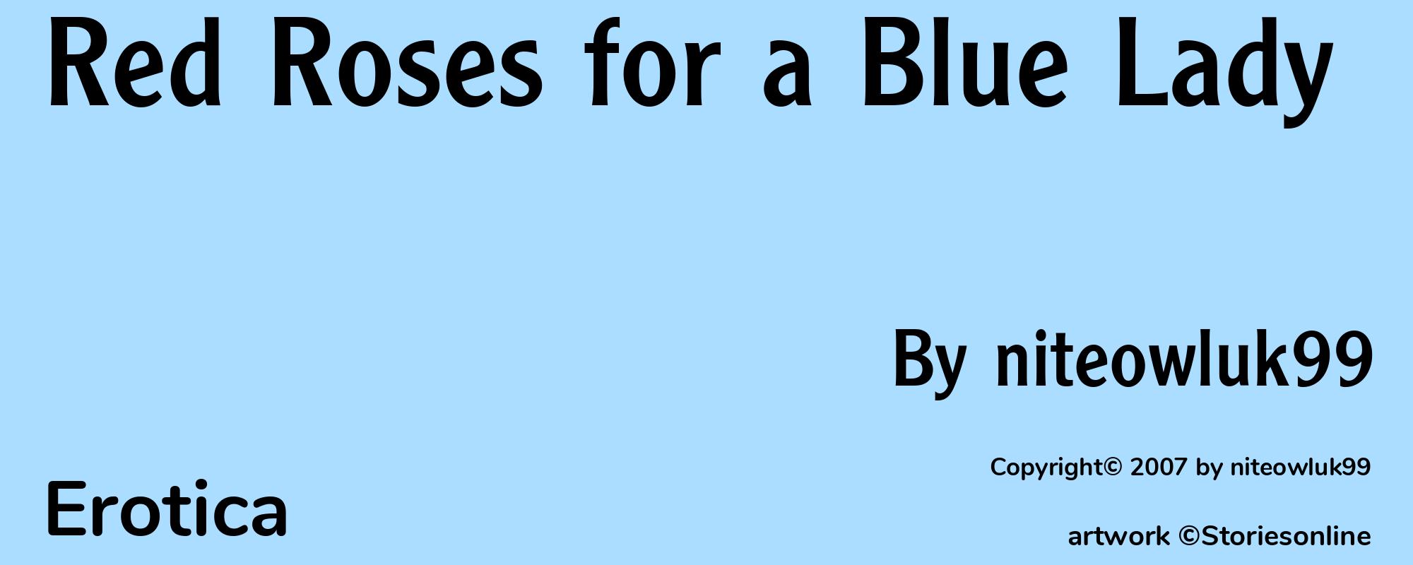 Red Roses for a Blue Lady - Cover