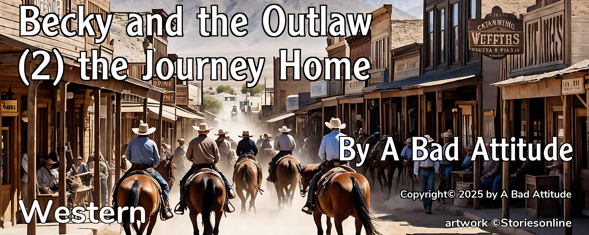 Becky and the Outlaw (2) the Journey Home - Cover