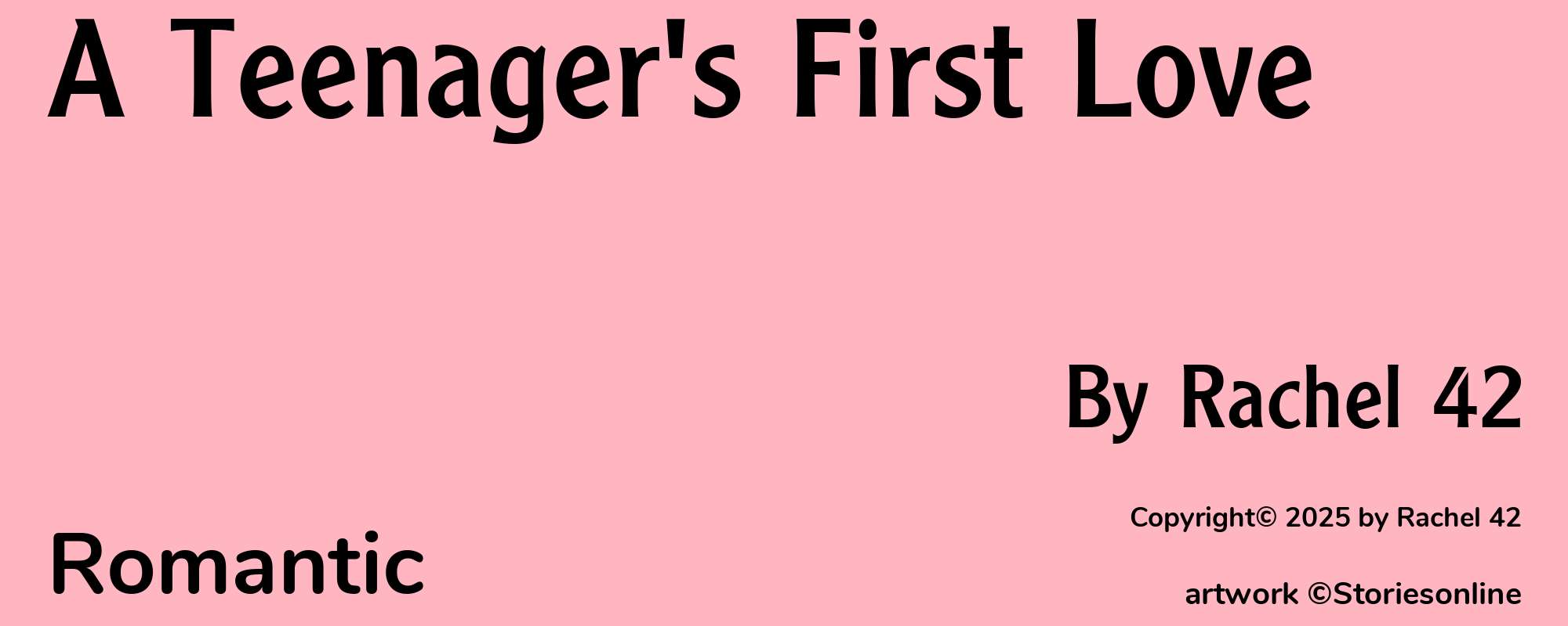 A Teenager's First Love - Cover