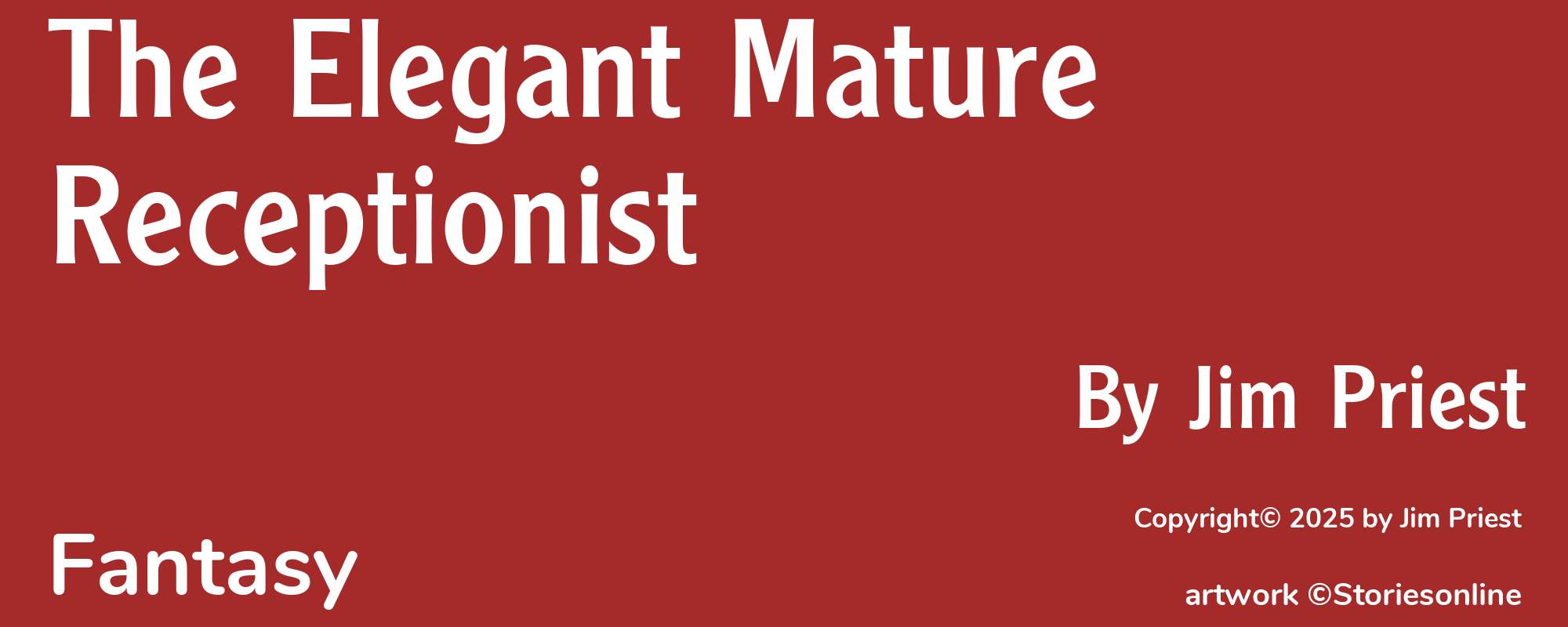 The Elegant Mature Receptionist - Cover