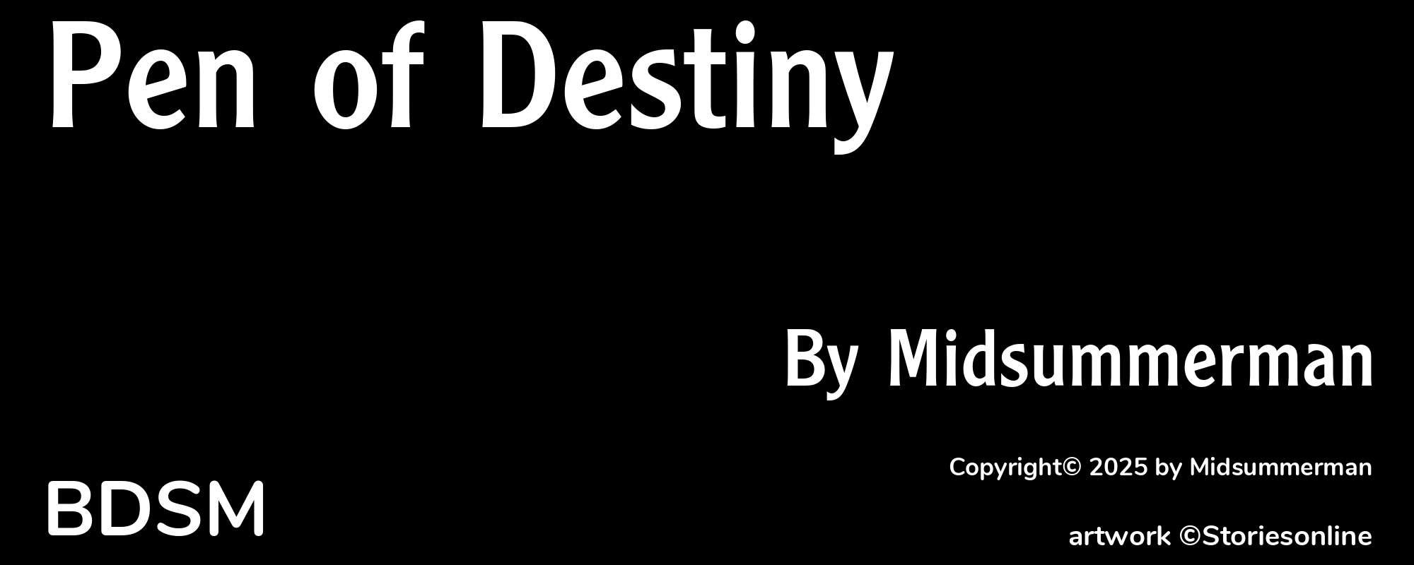 Pen of Destiny - Cover