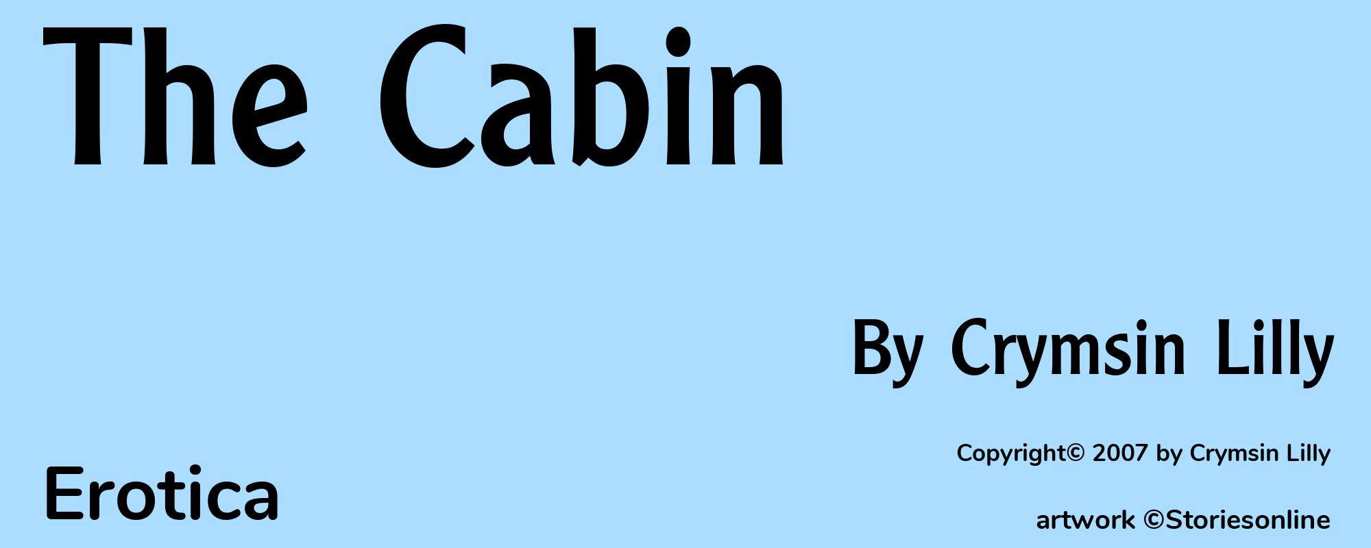 The Cabin - Cover