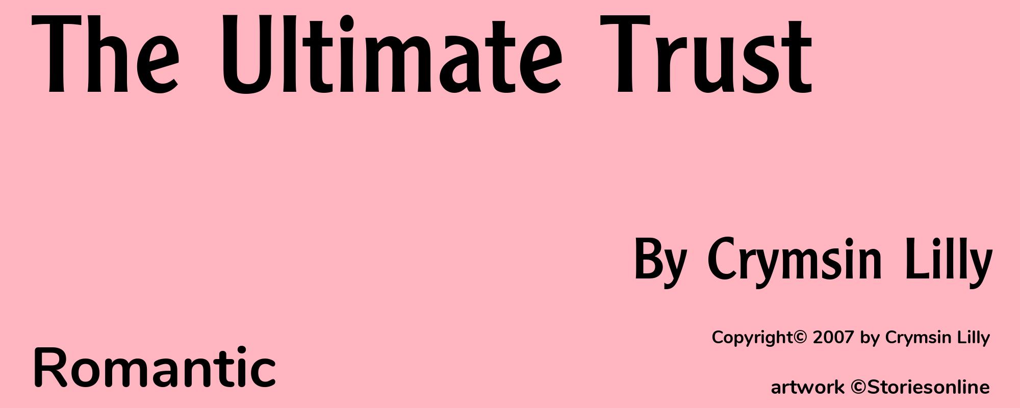 The Ultimate Trust - Cover