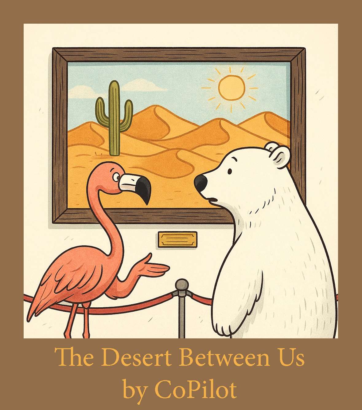 The Desert Between Us - Cover