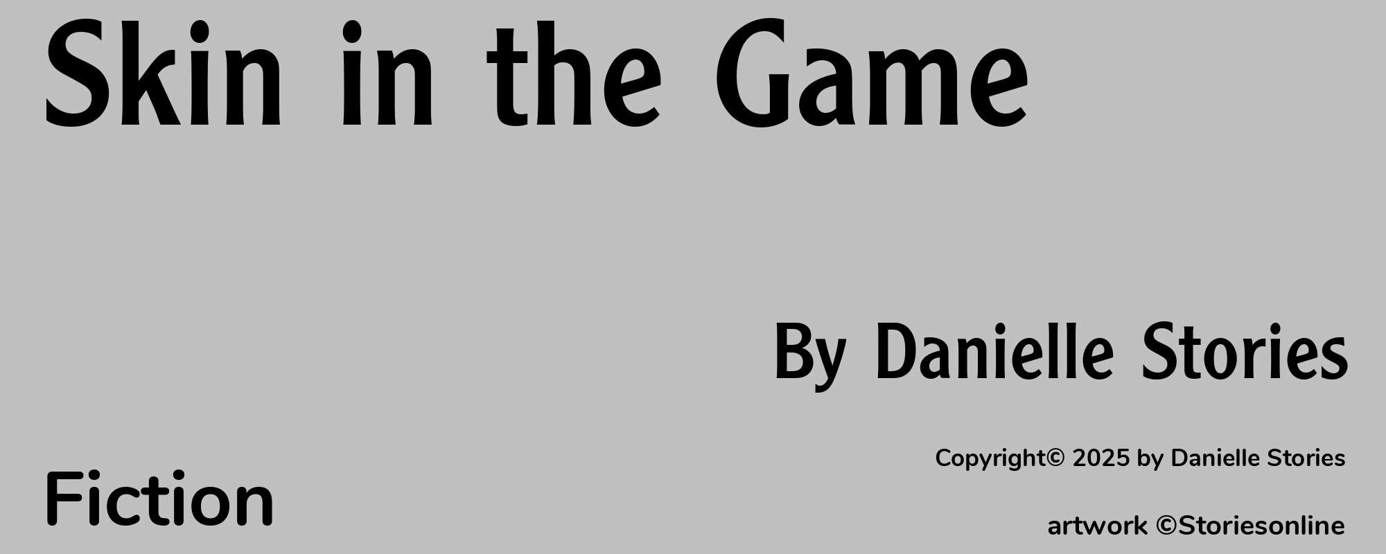 Skin in the Game - Cover