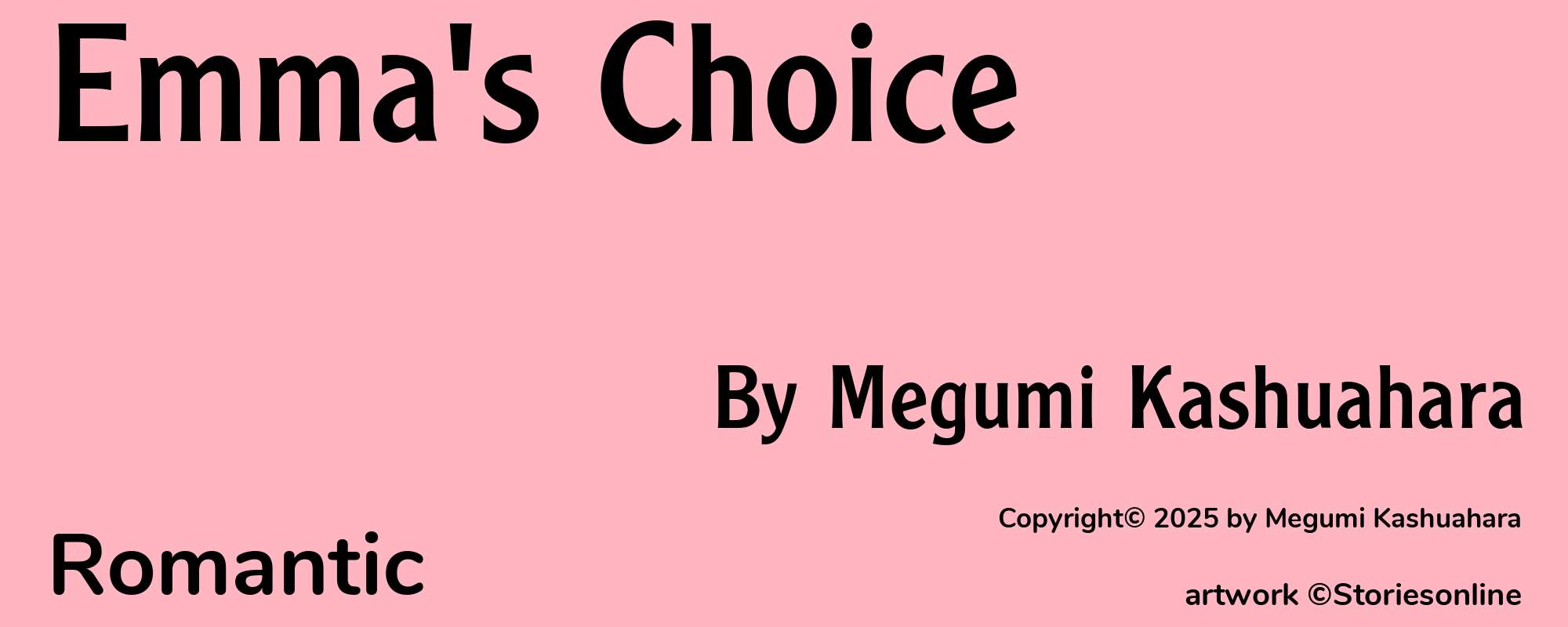 Emma's Choice - Cover