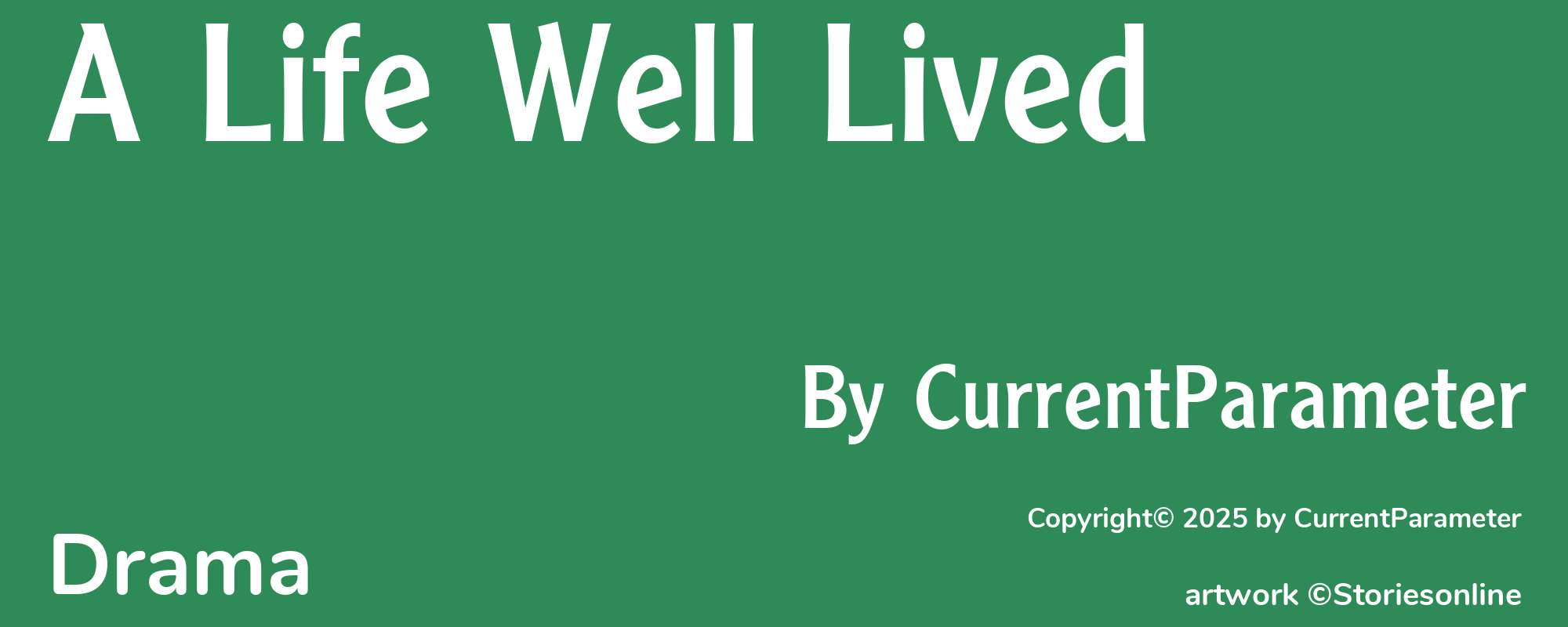 A Life Well Lived - Cover