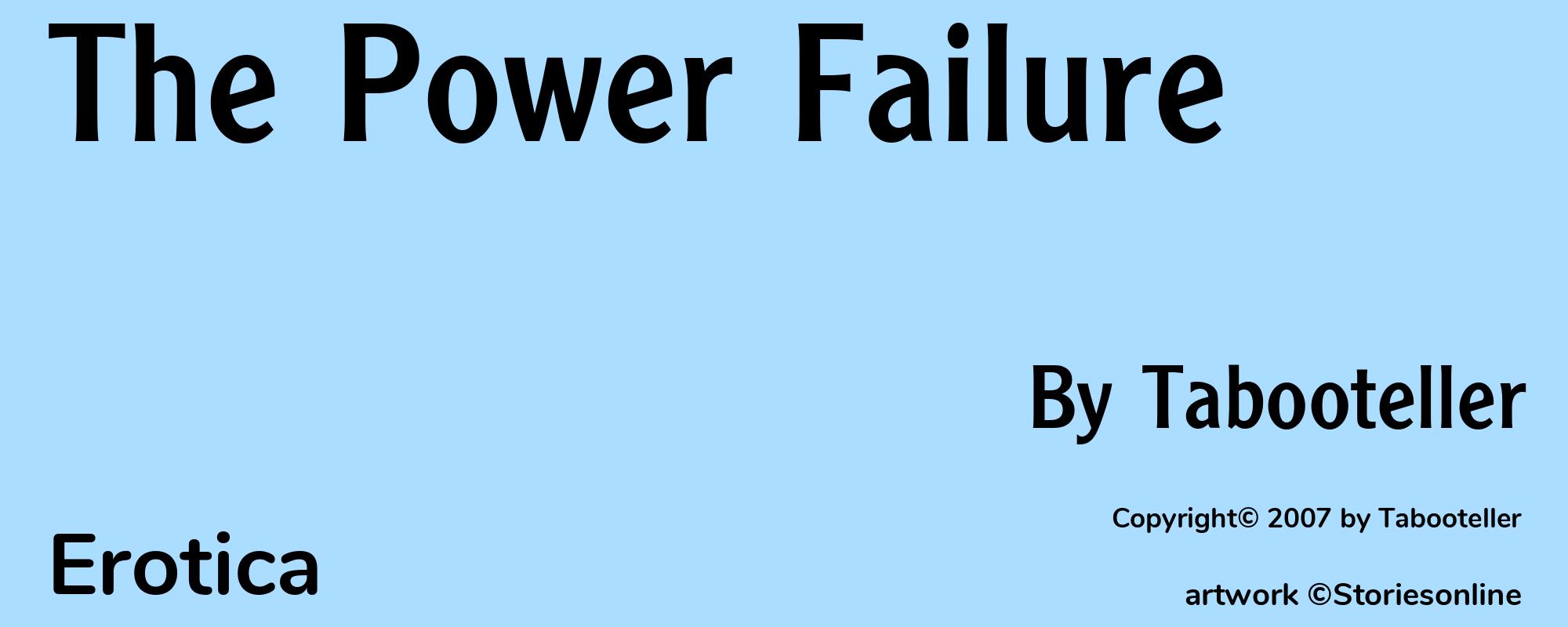 The Power Failure - Cover