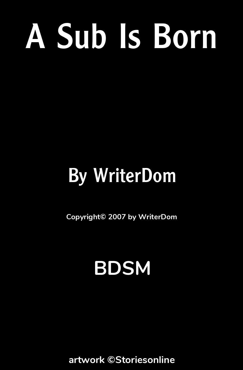 A Sub Is Born - BDSM Sex Story