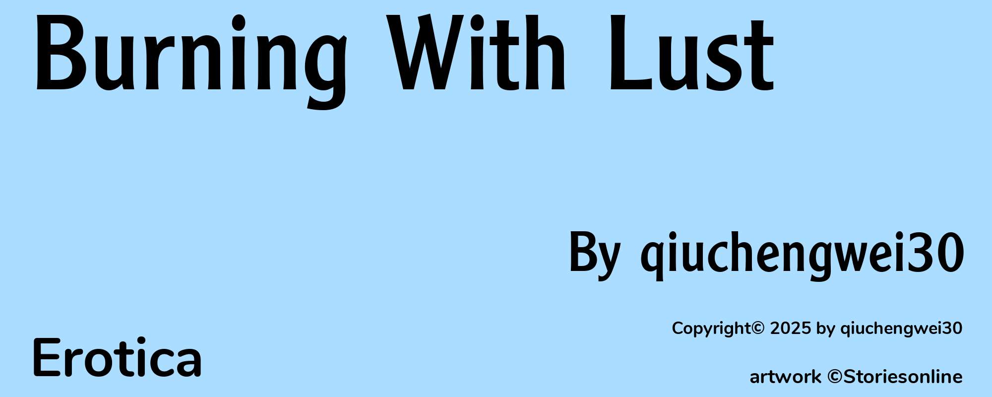 Burning With Lust - Cover