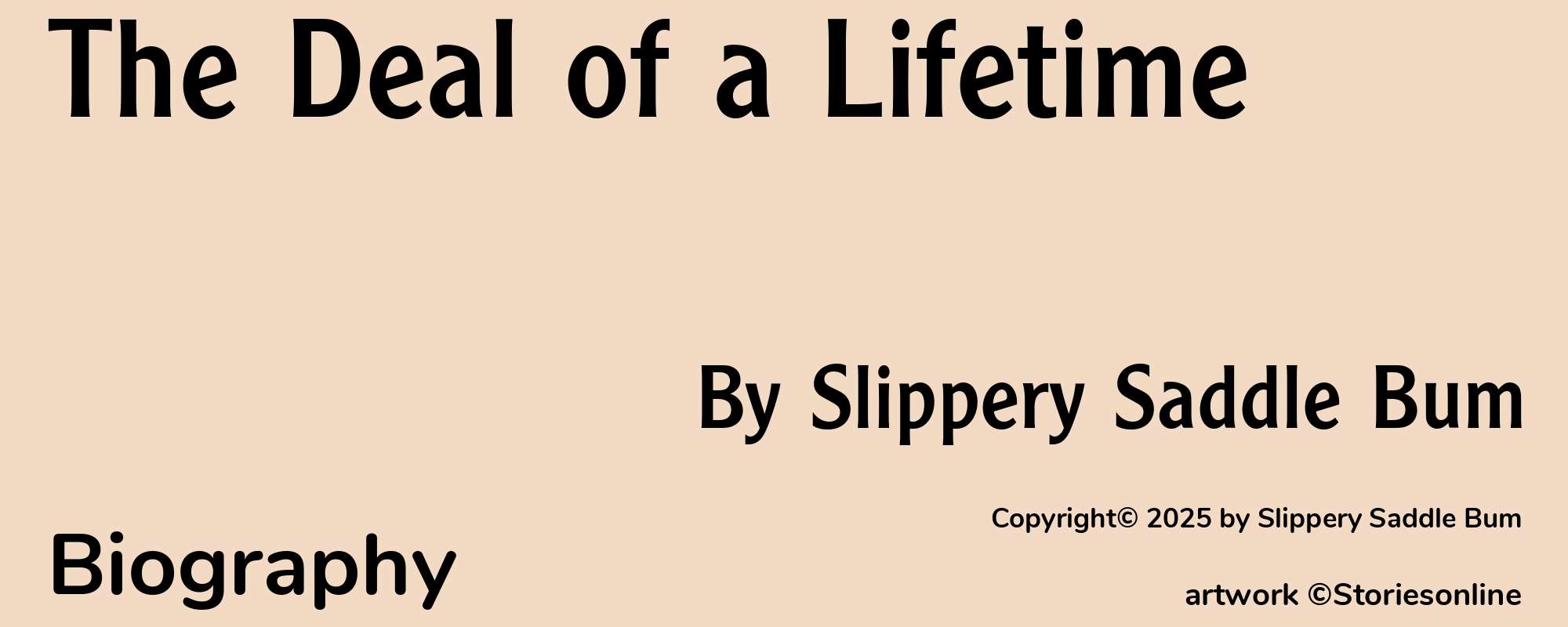 The Deal of a Lifetime - Cover