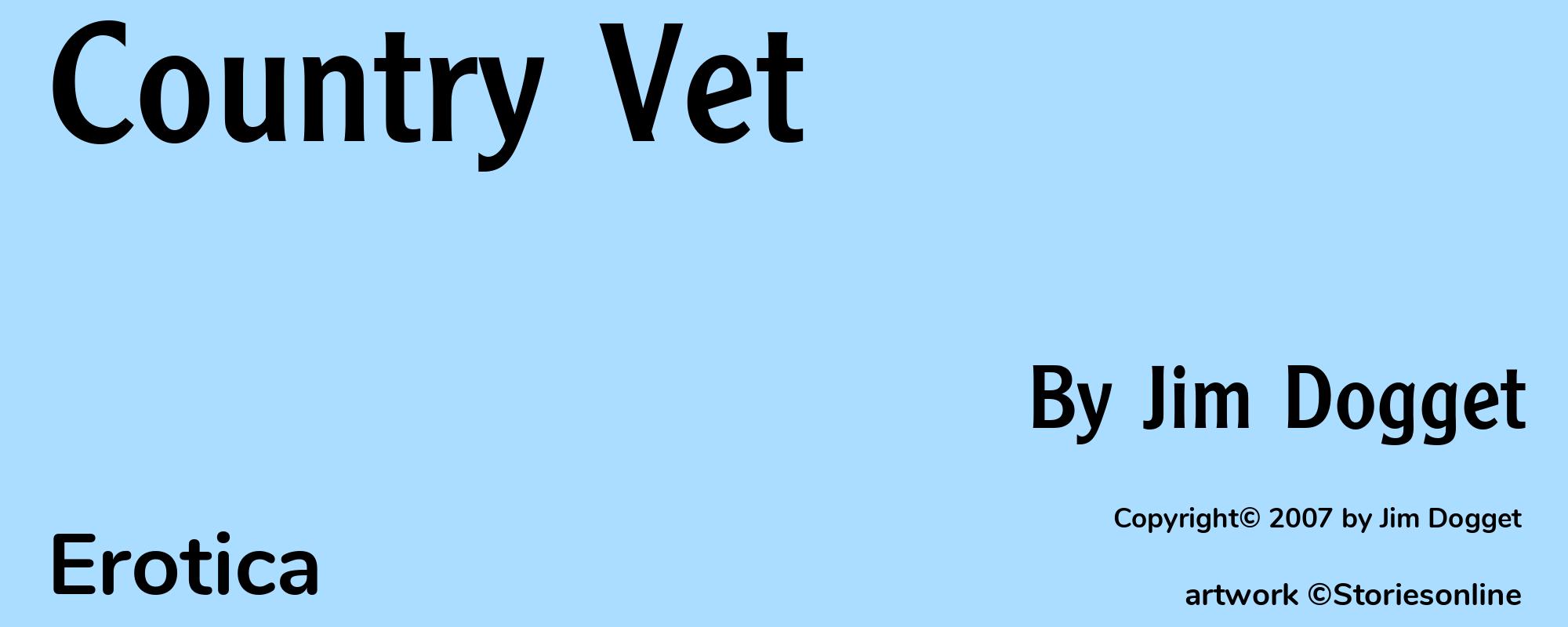 Country Vet - Cover