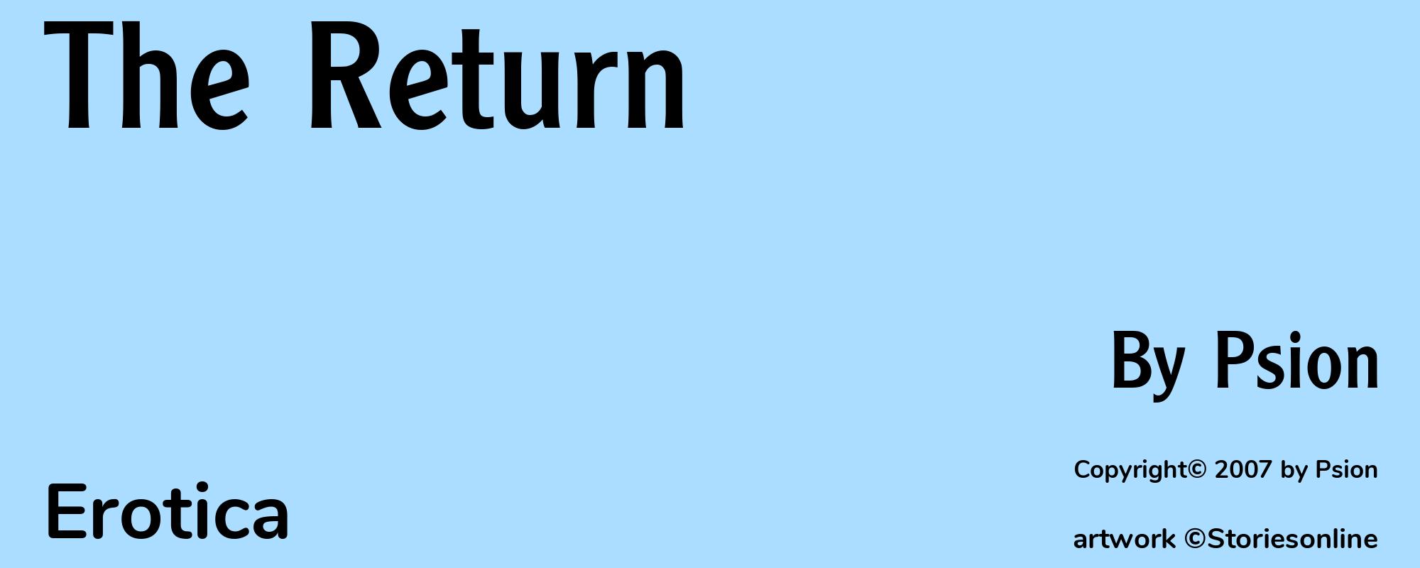 The Return - Cover