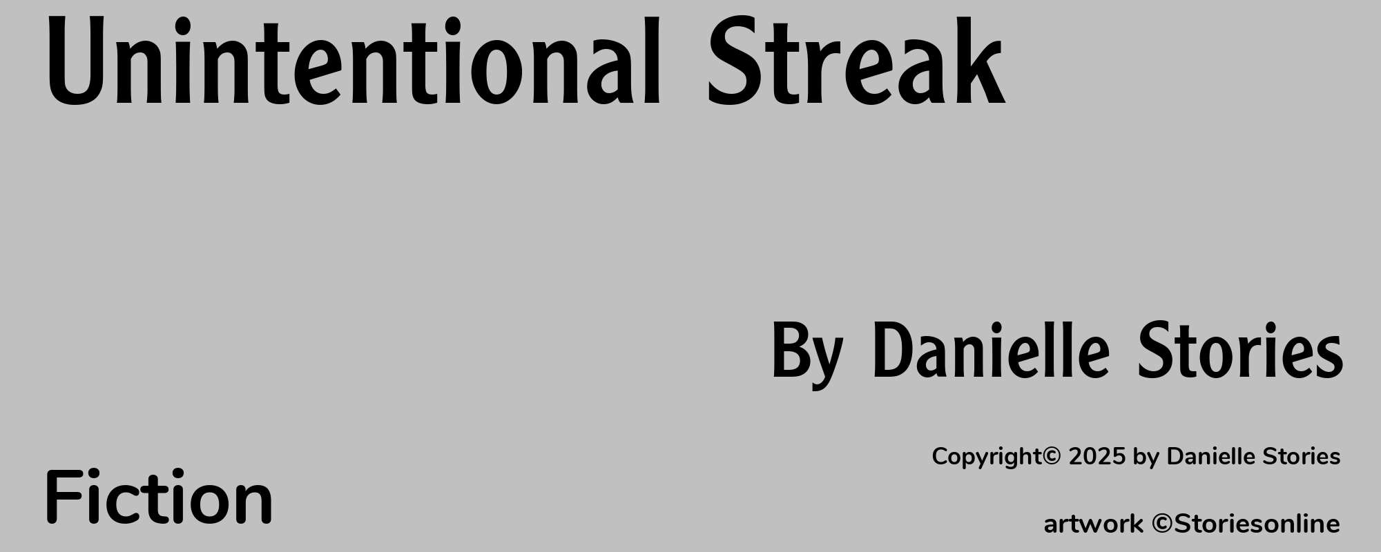 Unintentional Streak - Cover