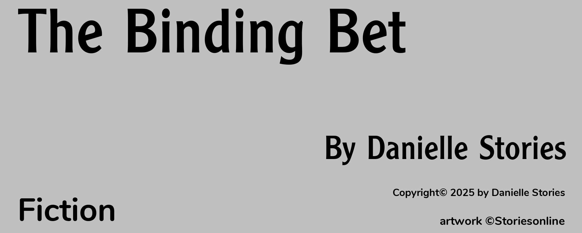The Binding Bet - Cover