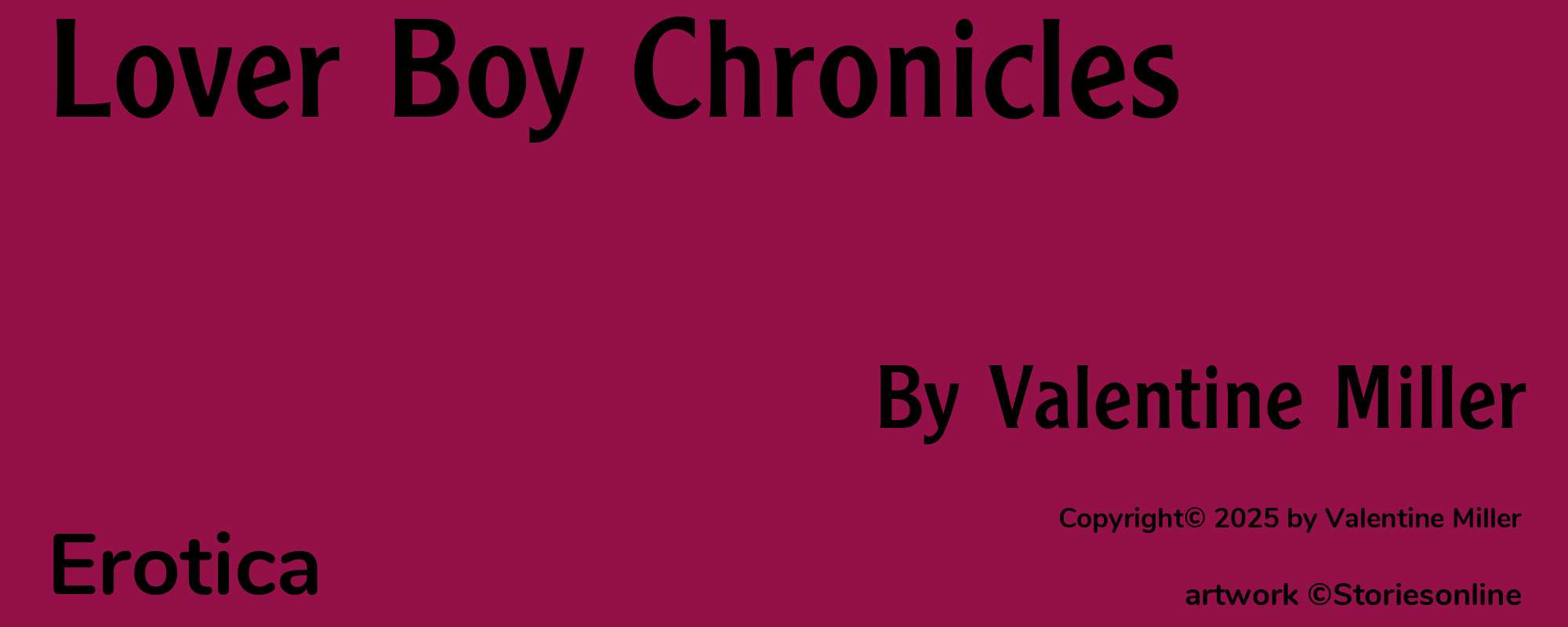 Lover Boy Chronicles - Cover