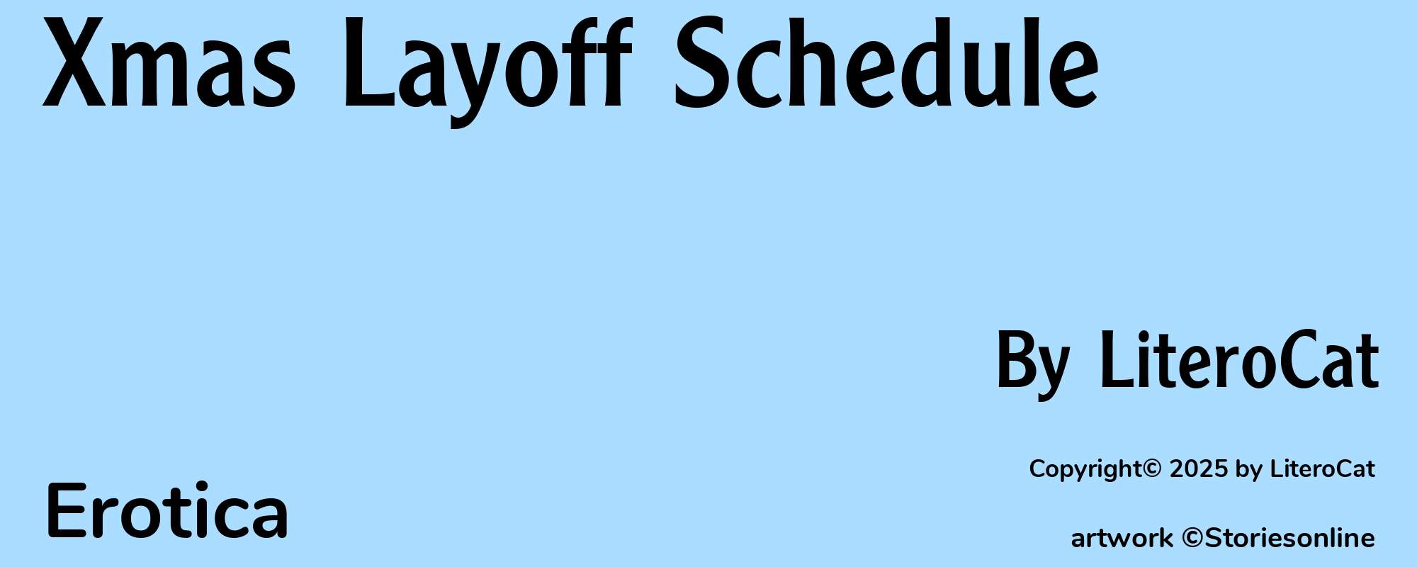 Xmas Layoff Schedule - Cover