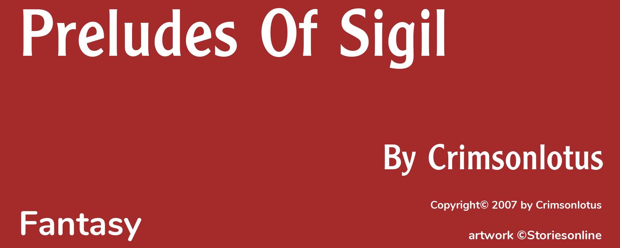 Preludes Of Sigil  - Cover