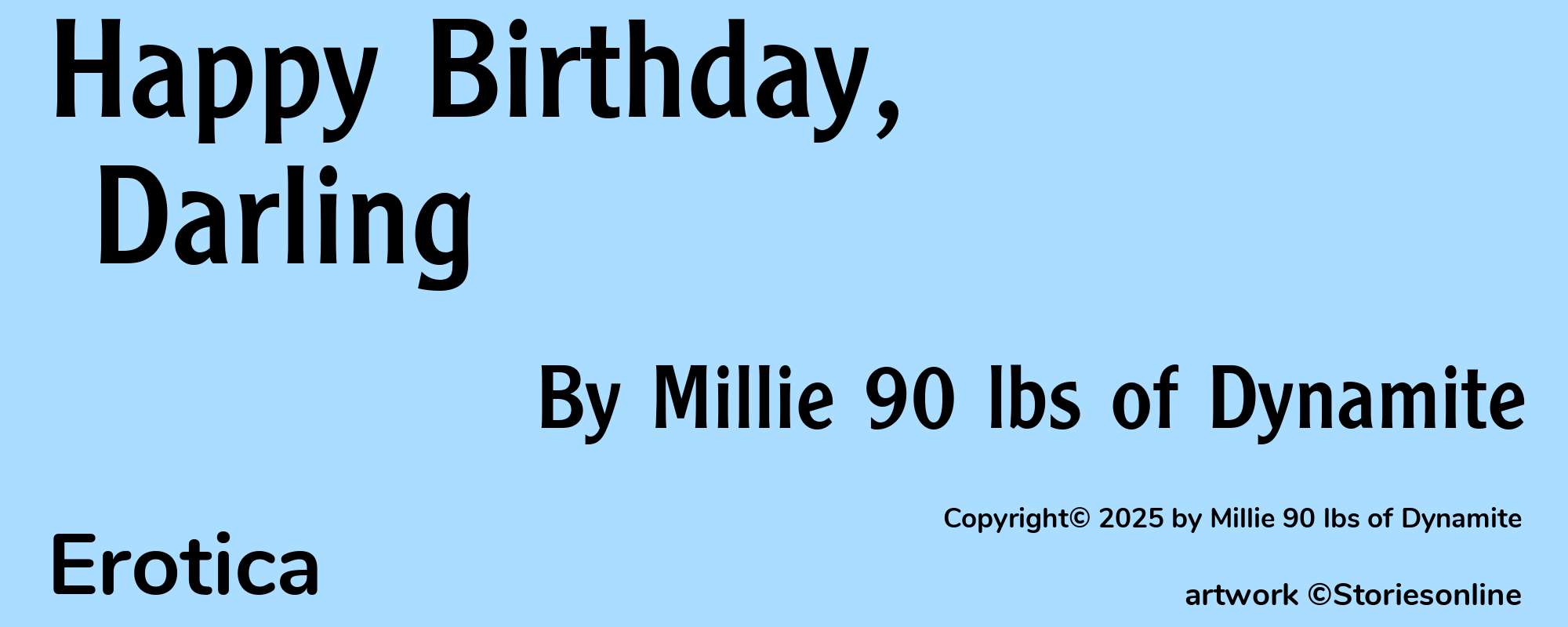 Happy Birthday, Darling - Cover