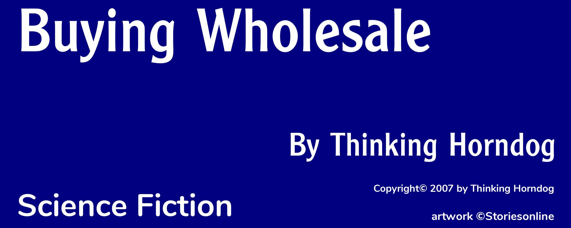 Buying Wholesale - Cover