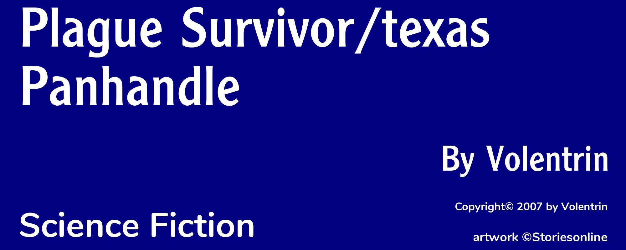 Plague Survivor/texas Panhandle - Cover