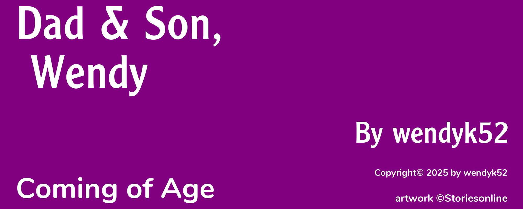 Dad & Son, Wendy - Cover