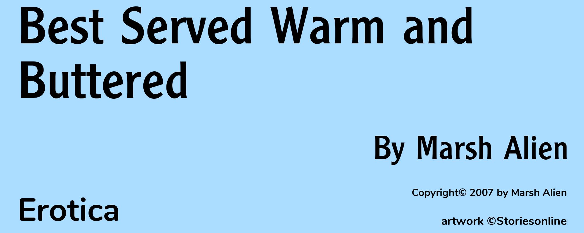 Best Served Warm and Buttered - Cover