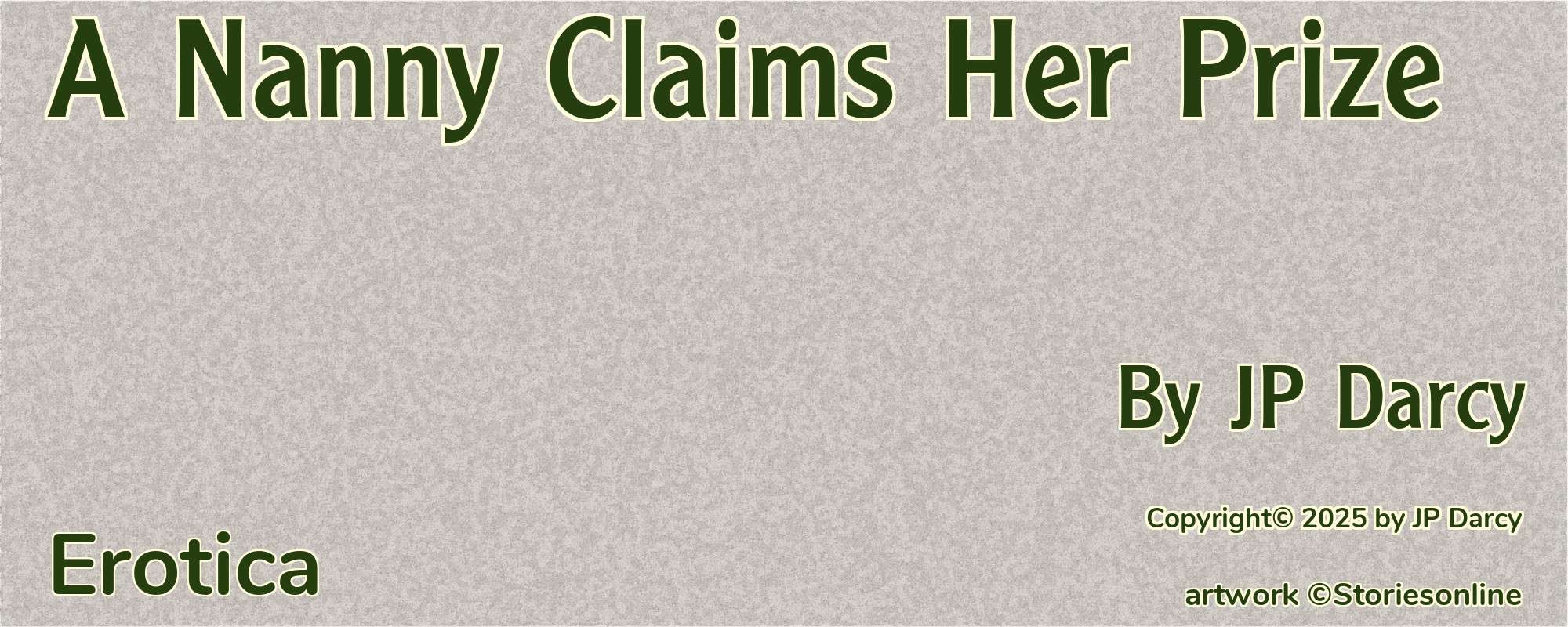 A Nanny Claims Her Prize - Cover