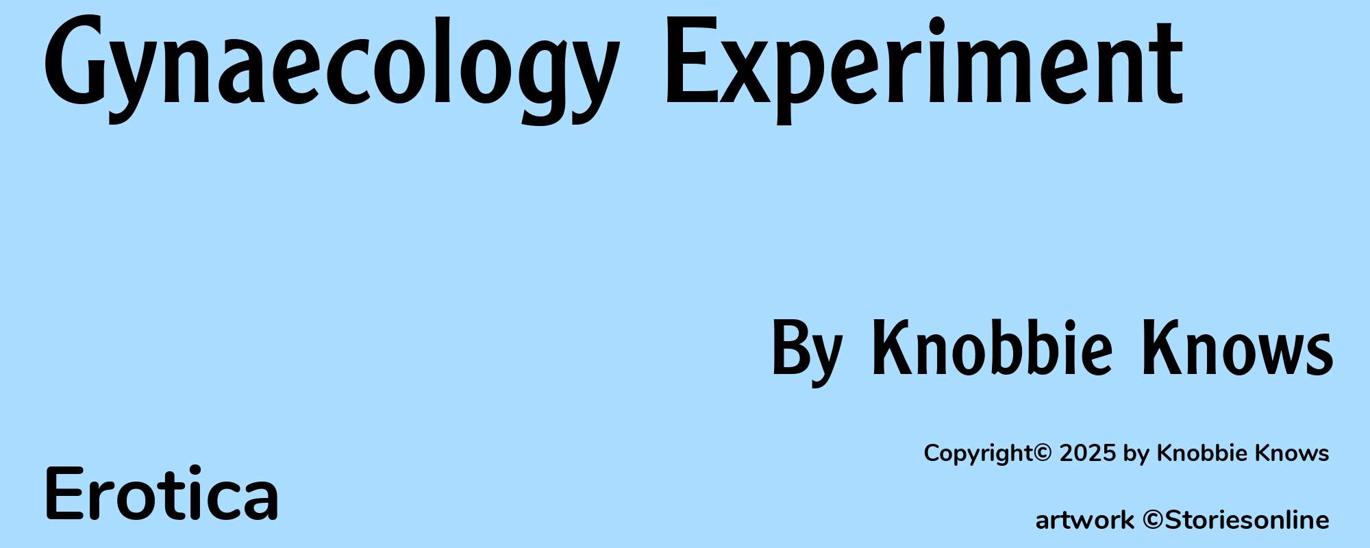 Gynaecology Experiment - Cover
