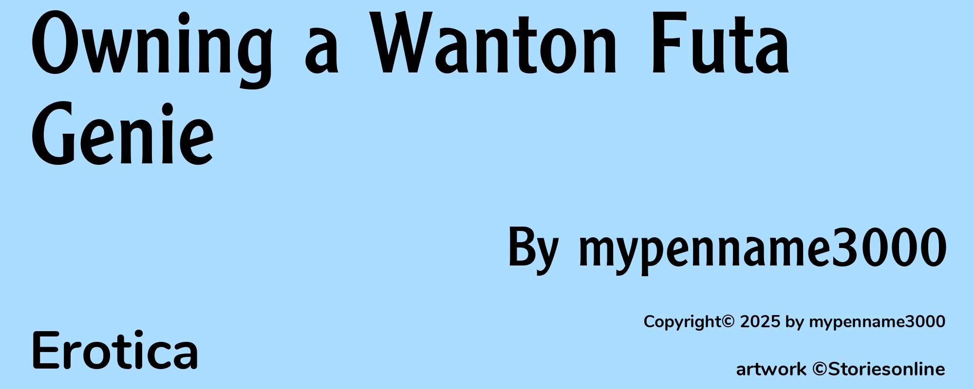 Owning a Wanton Futa Genie - Cover