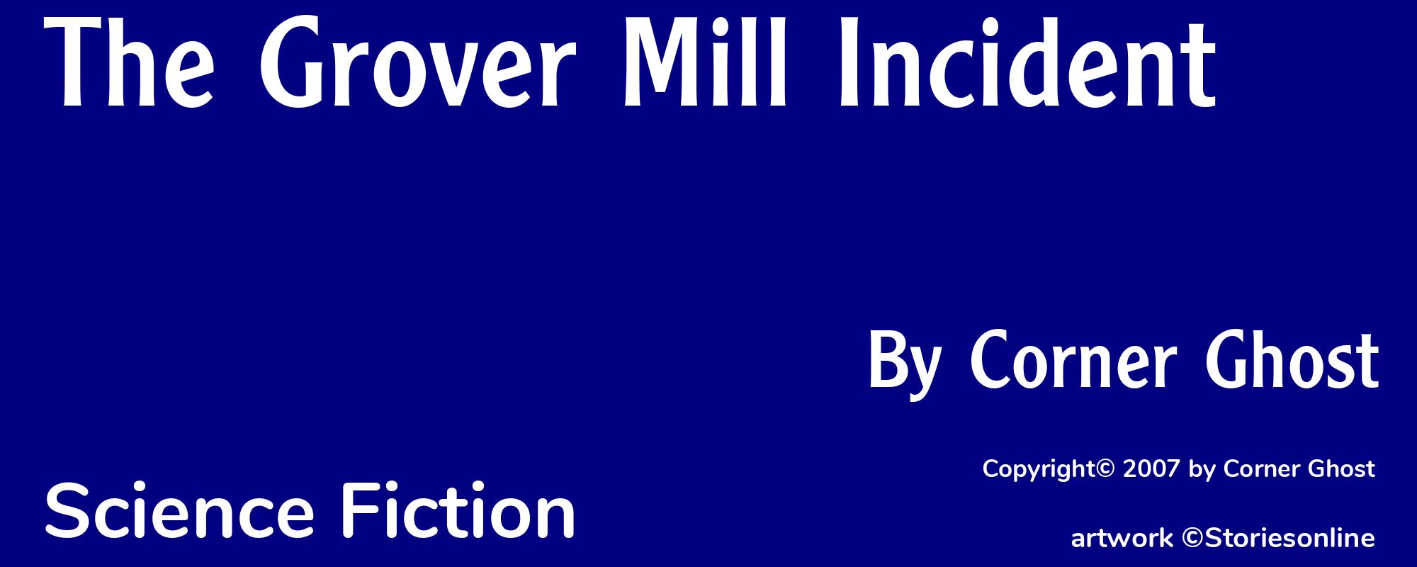 The Grover Mill Incident - Cover