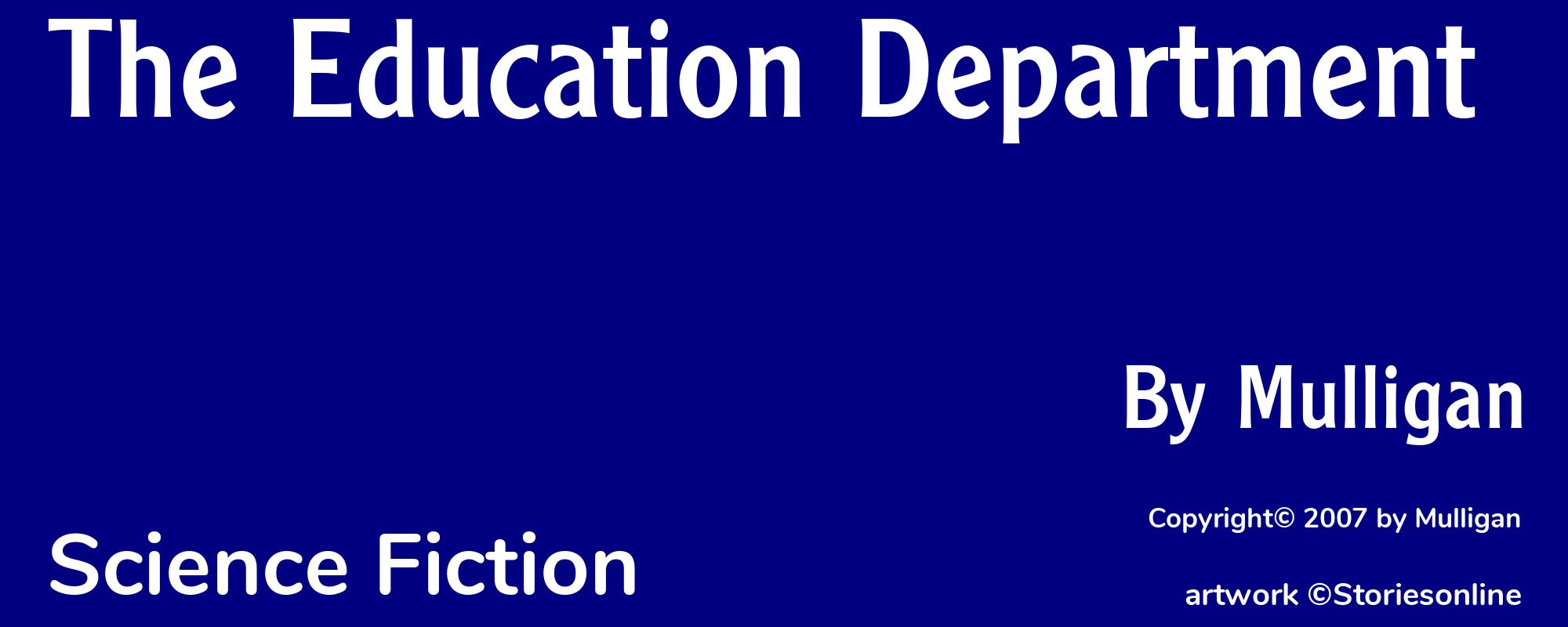 The Education Department - Cover