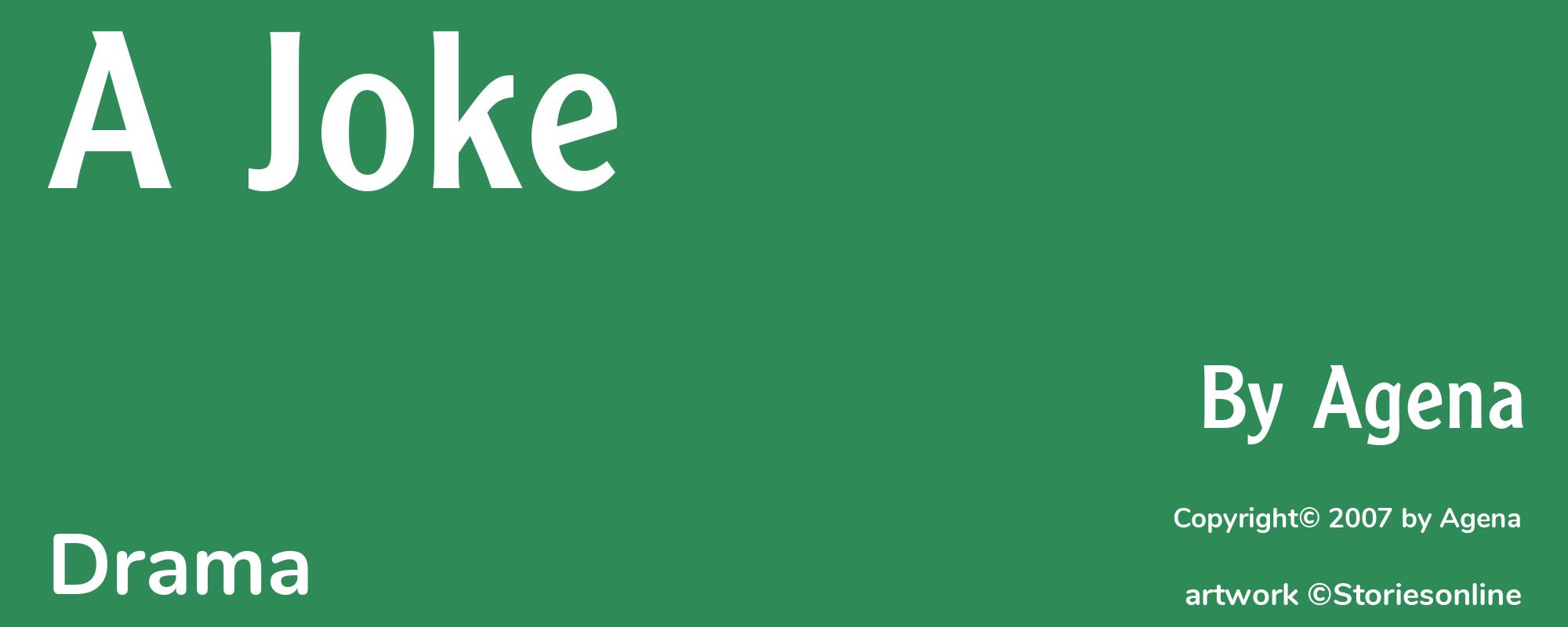 A Joke - Cover