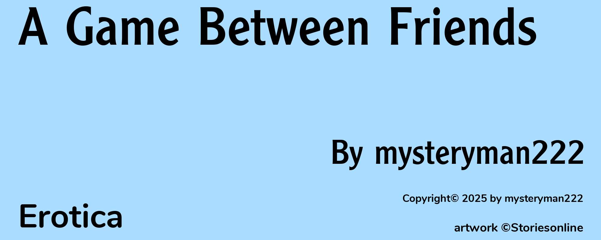 A Game Between Friends - Cover