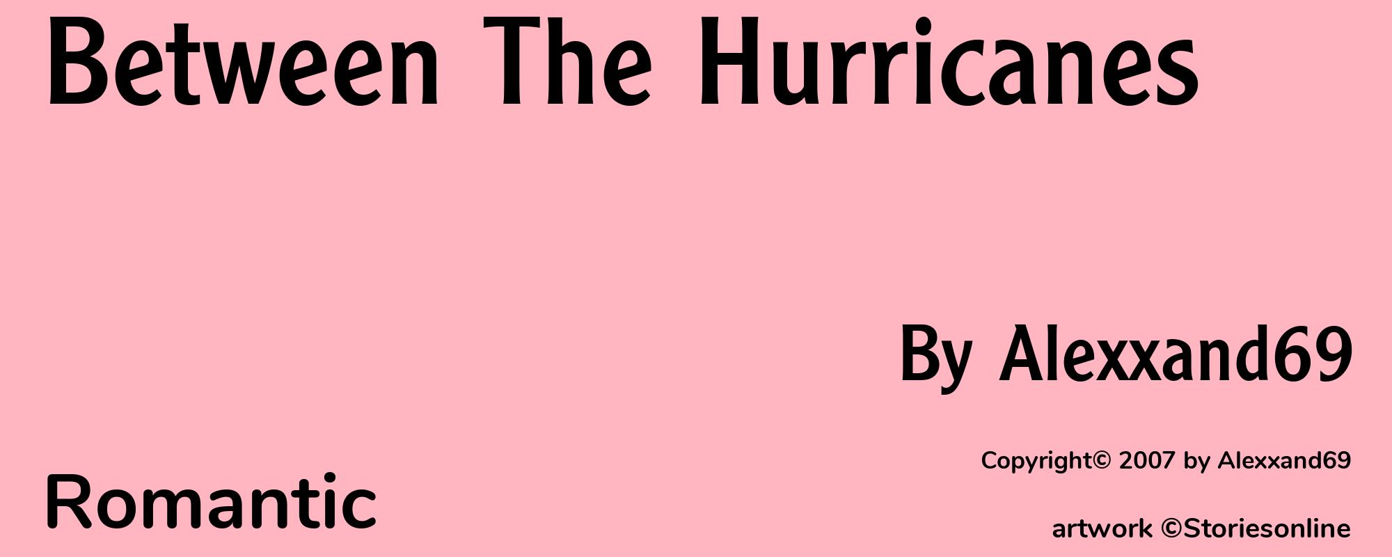 Between The Hurricanes - Cover