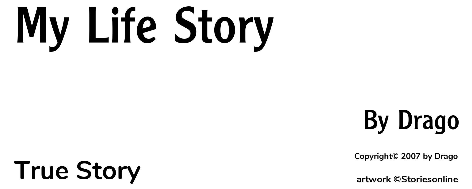 My Life Story - Cover