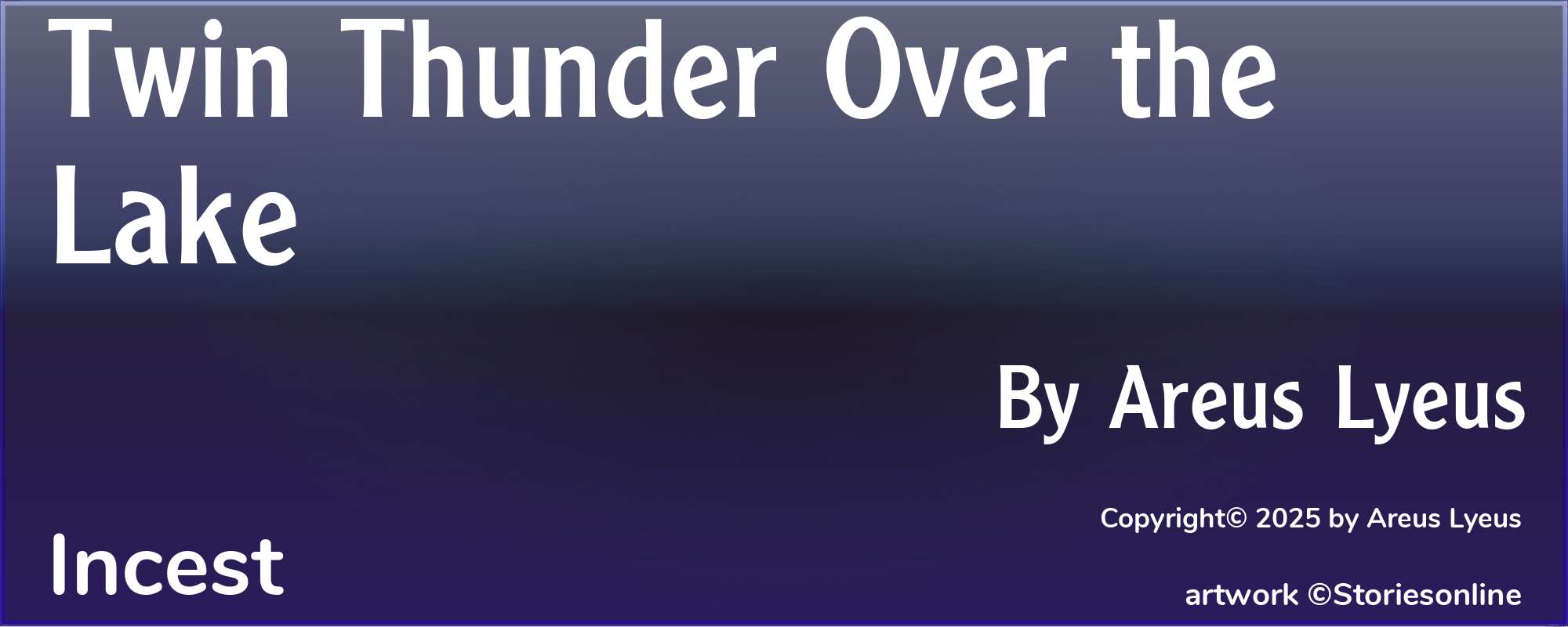 Twin Thunder Over the Lake - Cover